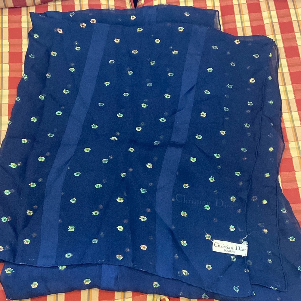 Authentic Christian Dior scarf